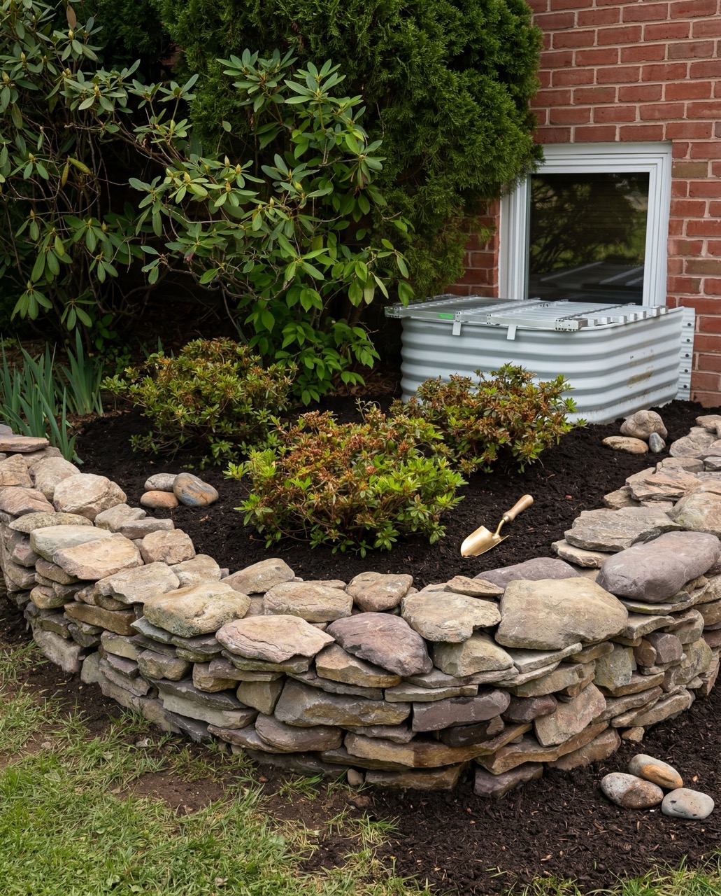 Hardscape installation on a Maryland residential property