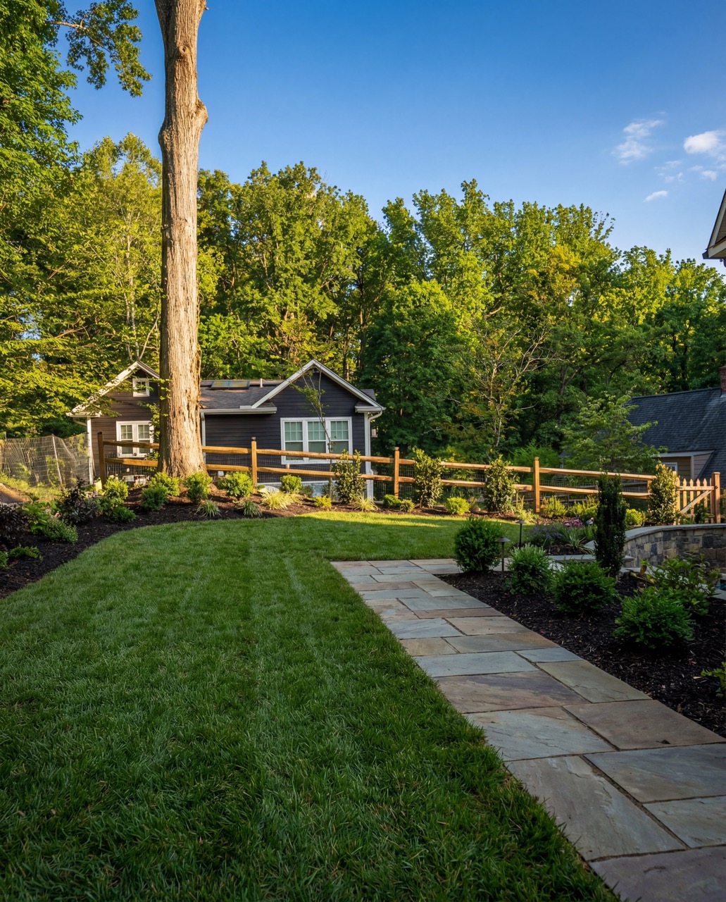 Landscape design installation by Green Life in Maryland