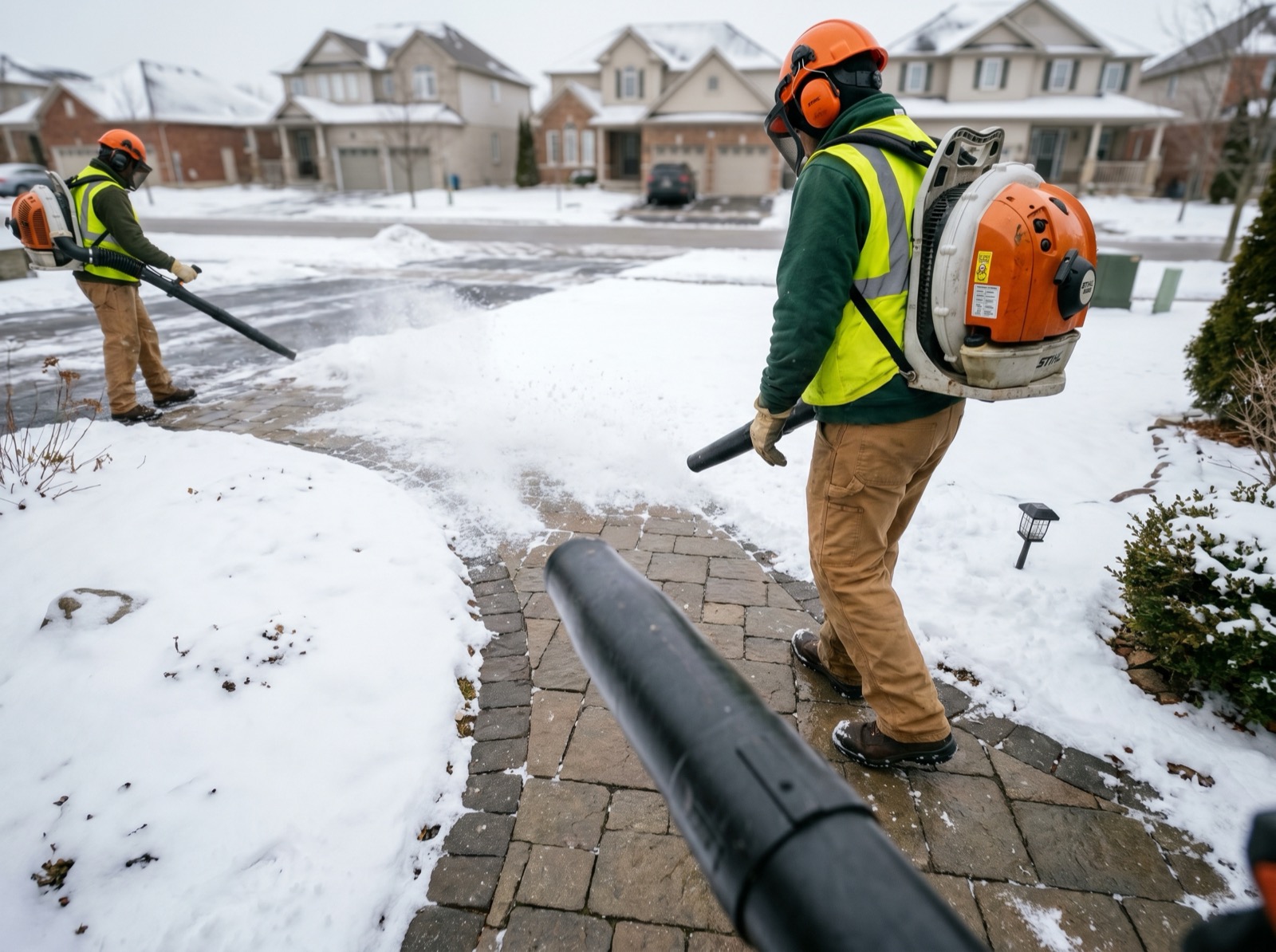 Snow Removal project 1 by Green Life Landscaping