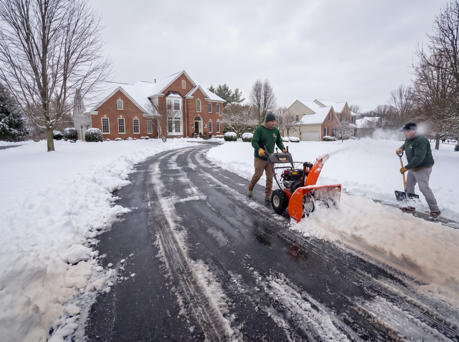 Snow Removal project 2 by Green Life Landscaping